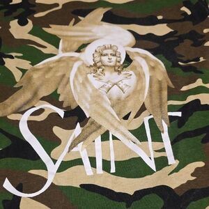 Hudson Jeans Green Camouflage Tee